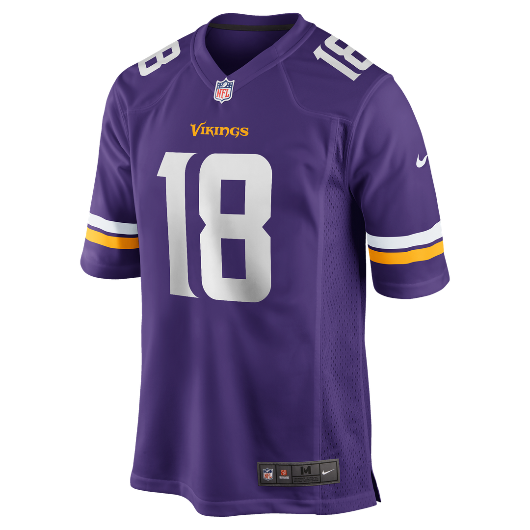 Minnesota Vikings Justin Jefferson Nike Purple Game Jersey