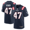 New England Patriots Julian Ashby Nike Navy Game Jersey