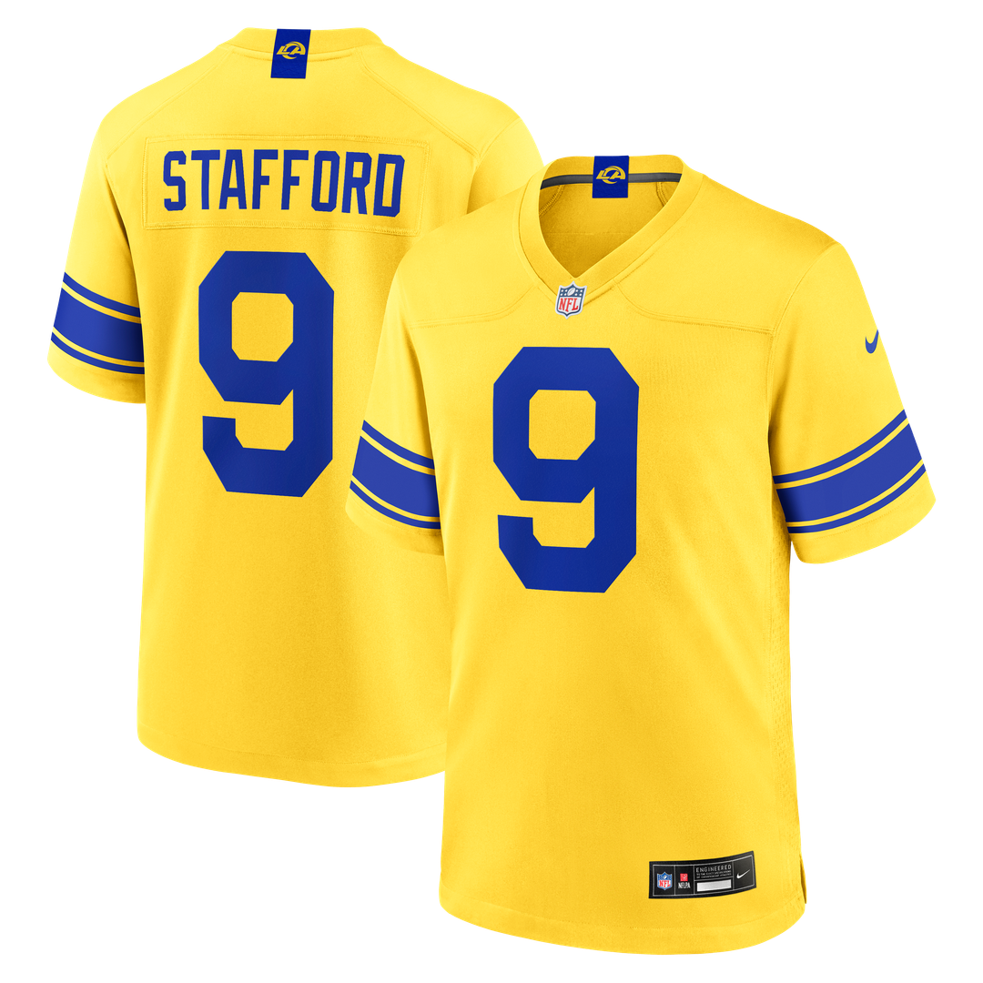 Los Angeles Rams Matthew Stafford Nike White White Game Jersey