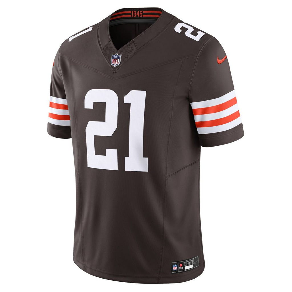Cleveland Browns Denzel Ward Nike Brown Vapor FUSE Limited Jersey