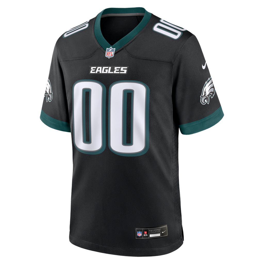 Philadelphia Eagles Nike White White Custom Jersey