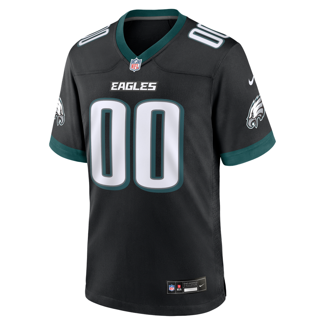 Philadelphia Eagles Nike White White Custom Jersey