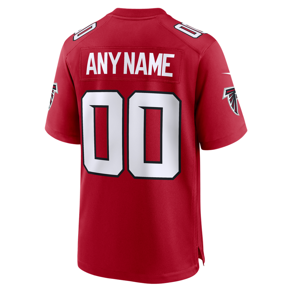 Atlanta Falcons Nike Red Custom Jersey