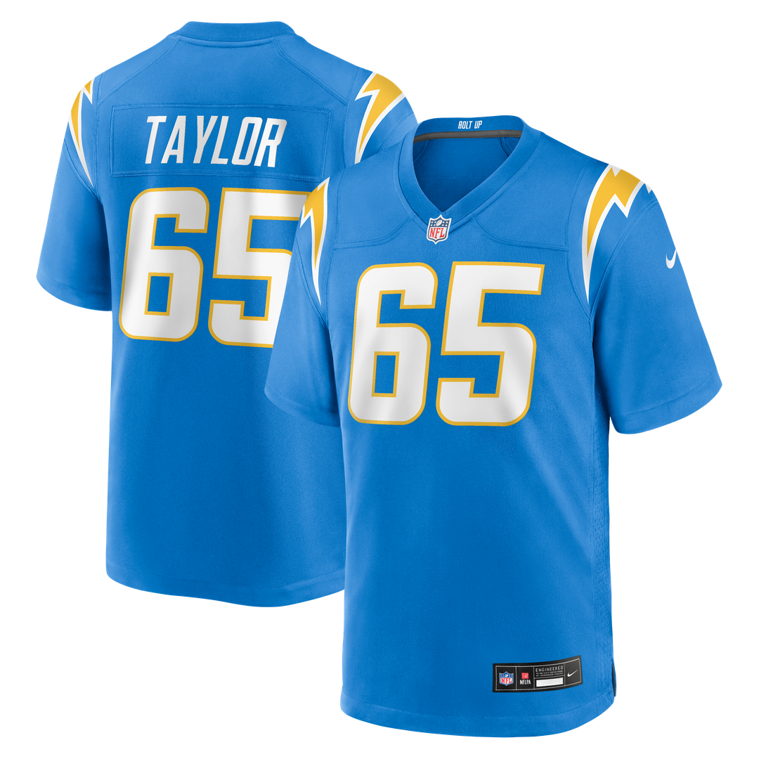Los Angeles Chargers Logan Taylor Nike Powder Blue Game Jersey