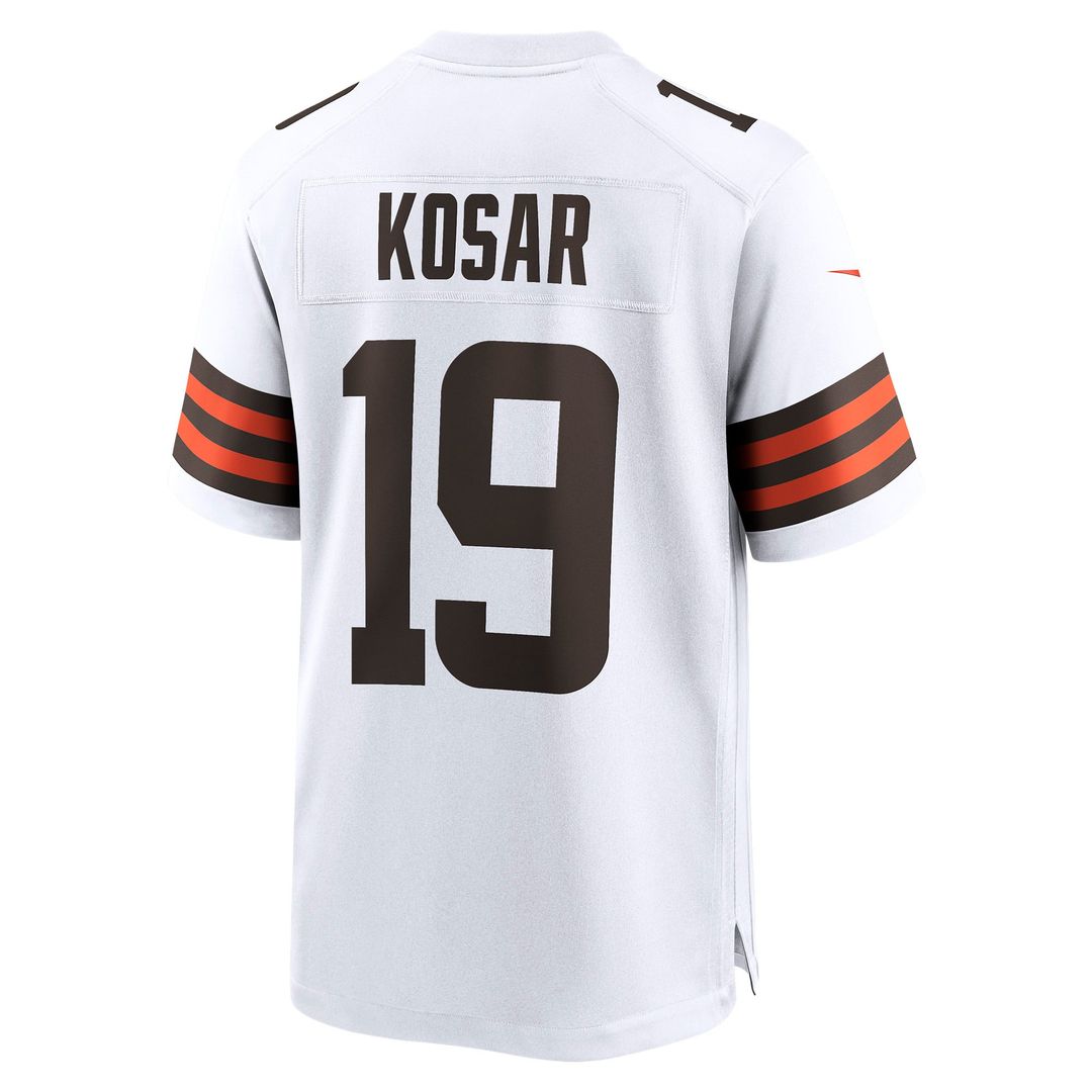 Cleveland Browns Bernie Kosar Nike White Retired Game Jersey