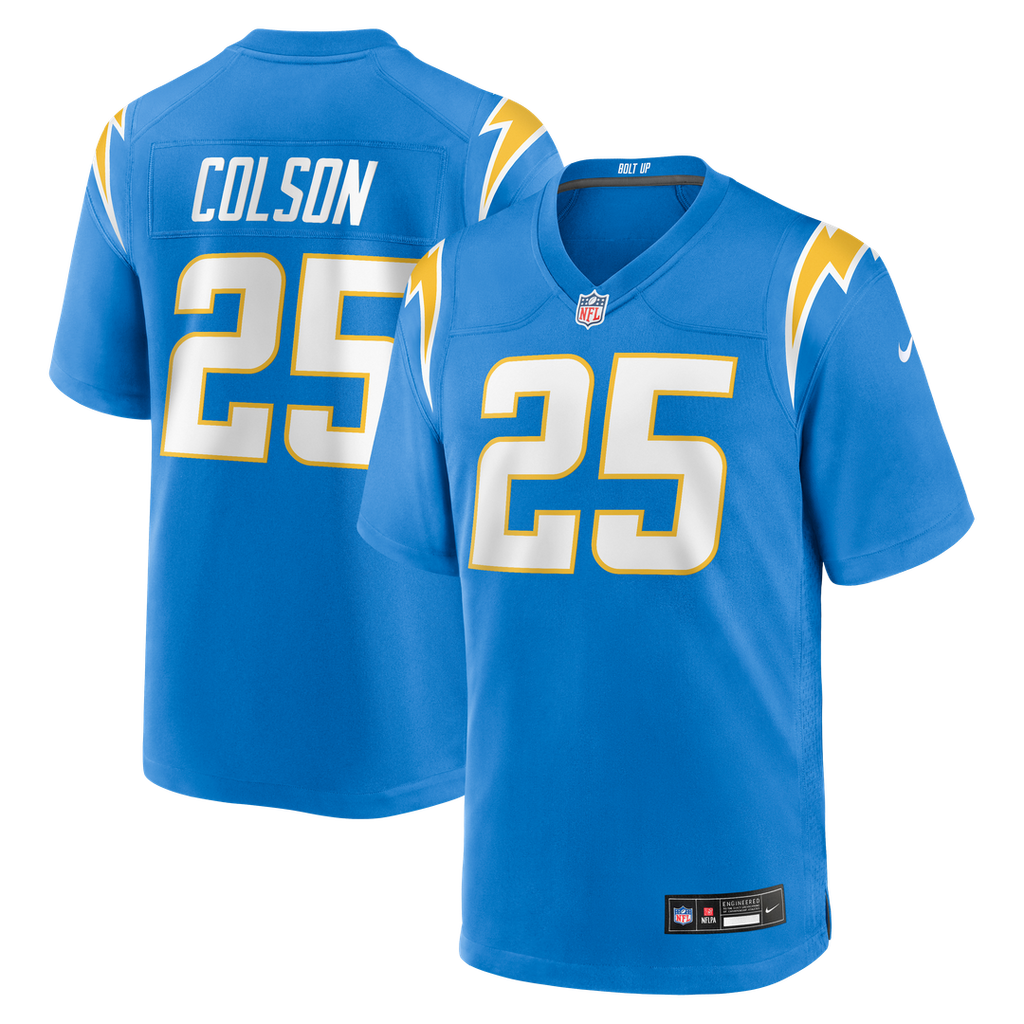 Los Angeles Chargers Junior Colson Nike Powder Blue Game Jersey