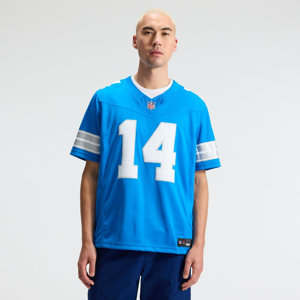 Detroit Lions Amon - Ra St. Brown Nike Blue Team Vapor FUSE Stitched Limited Jersey