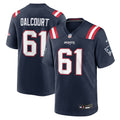 New England Patriots Darrian Dalcourt Nike Navy Game Jersey