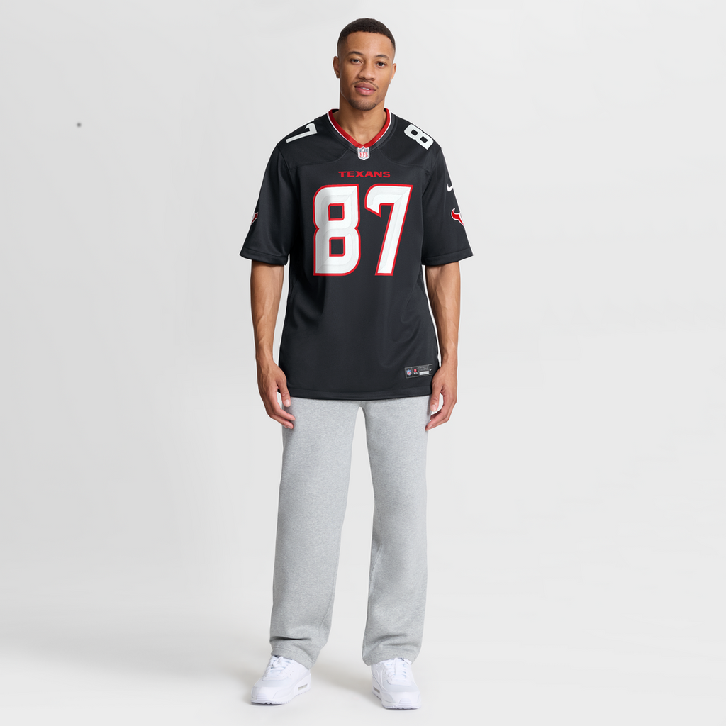Houston Texans Foster Moreau Nike Navy Game Jersey