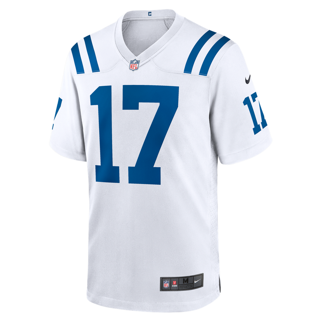 Indianapolis Colts Daniel Jones Nike White Game Jersey