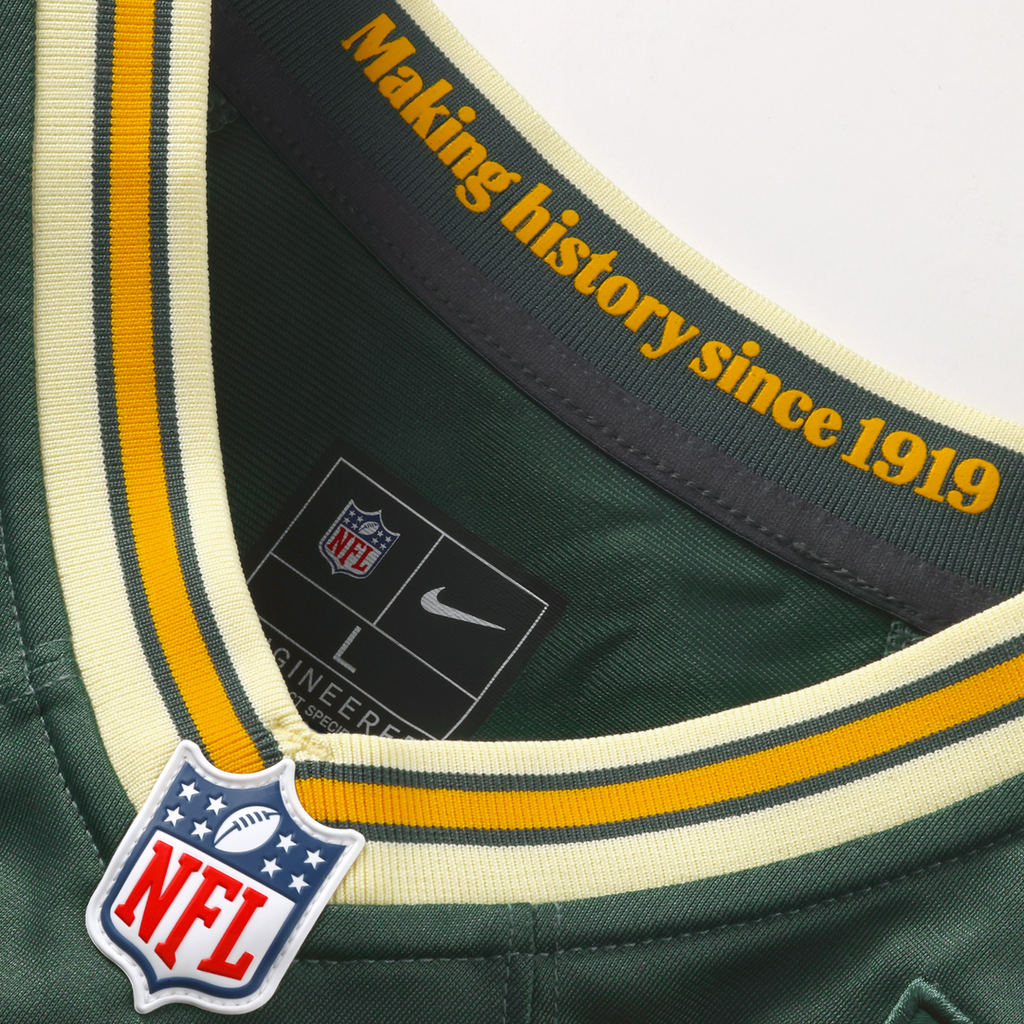 Green Bay Packers Josh Jacobs Nike Green 2026 Rivalries Collection Game Jersey