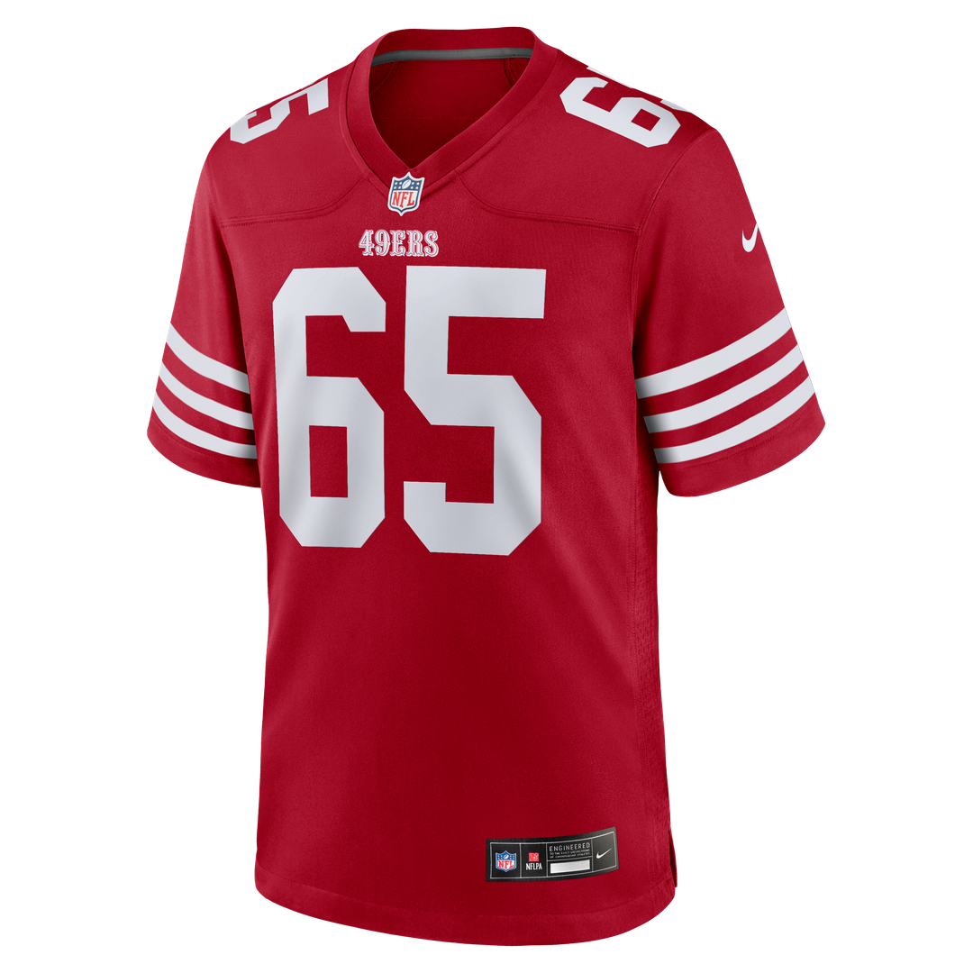 San Francisco 49ers Drew Moss Nike Scarlet Game Jersey