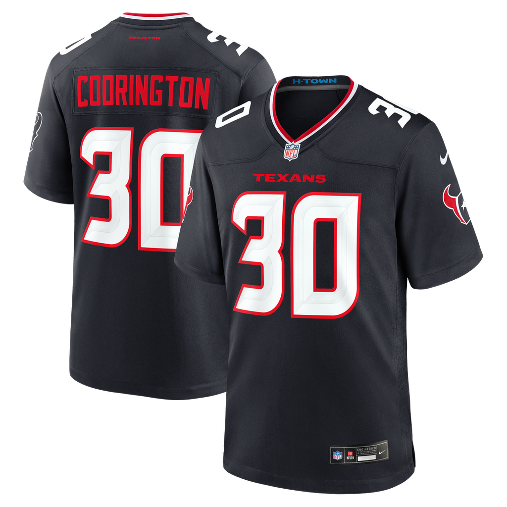 Houston Texans Brandon Codrington Nike Navy Game Jersey
