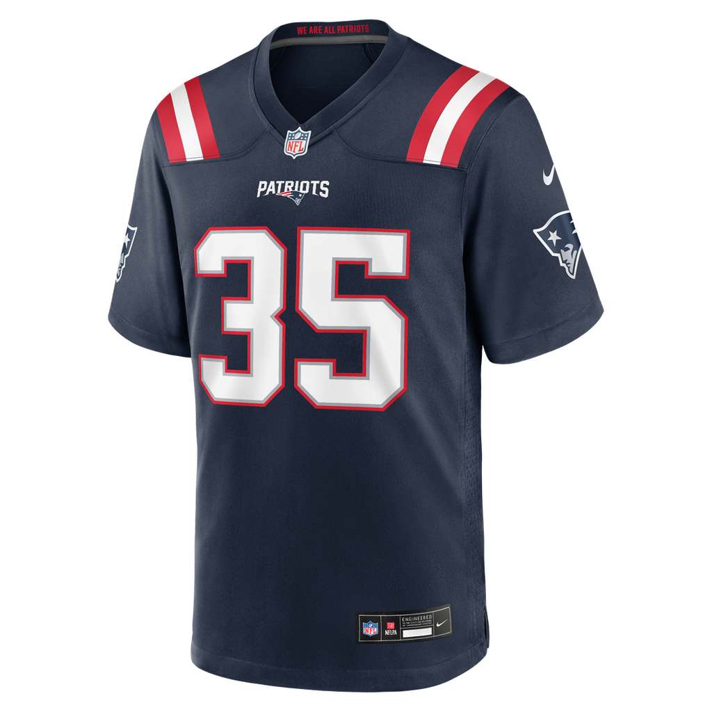 New England Patriots K.J. Britt Nike Navy Game Jersey