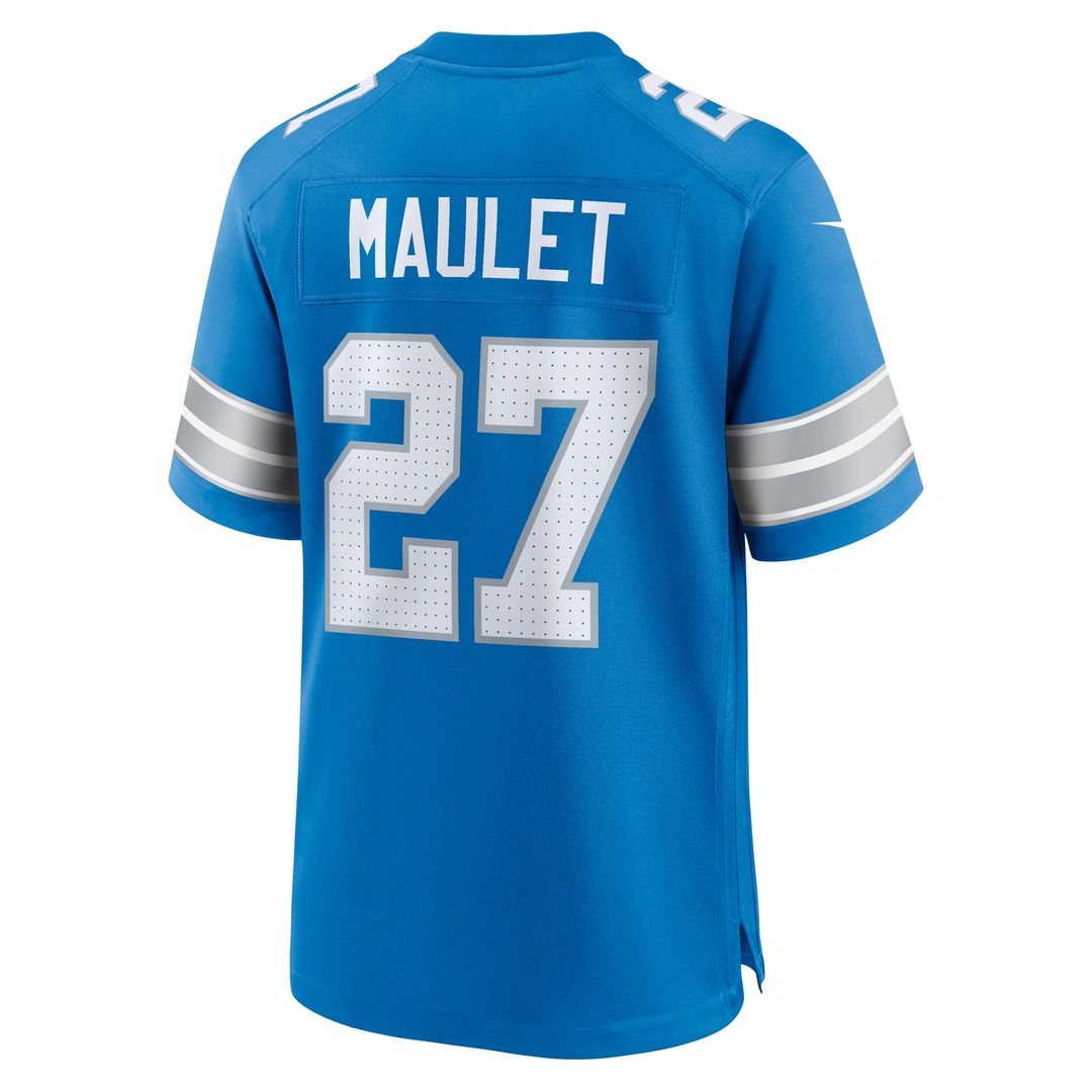 Detroit Lions Arthur Maulet Nike Blue Game Jersey