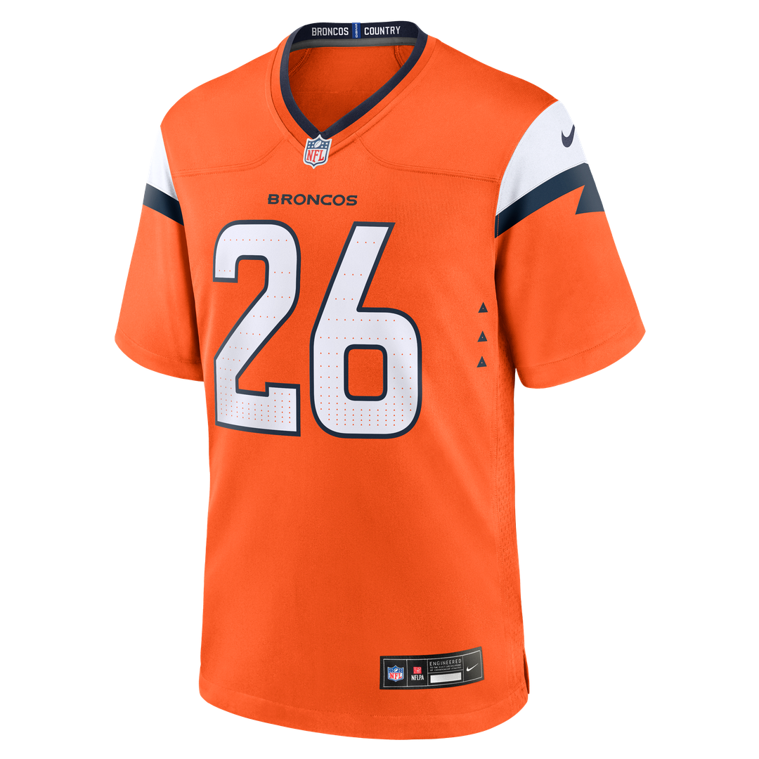 Denver Broncos Devon Key Nike Orange Game Jersey