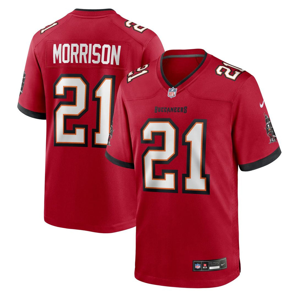 Tampa Bay Buccaneers Benjamin Morrison Nike Red Game Jersey