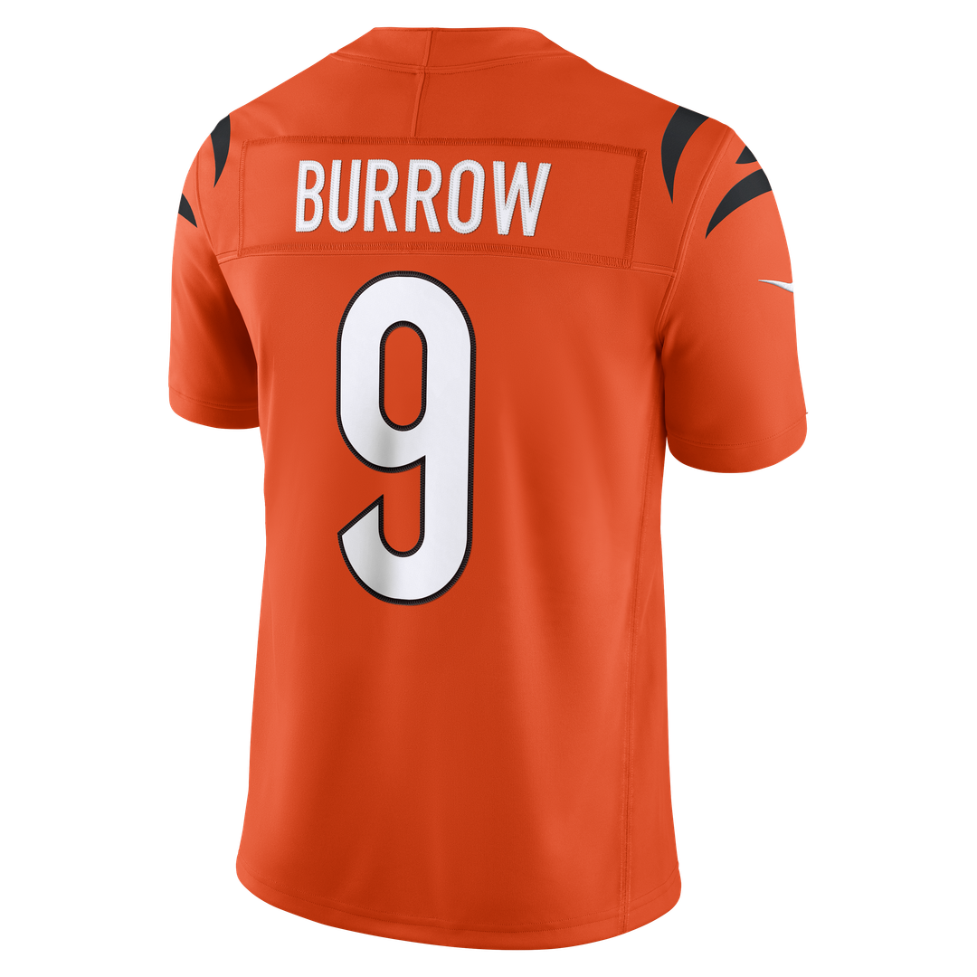 Cincinnati Bengals Joe Burrow Nike Black Team Vapor FUSE Stitched Limited Jersey