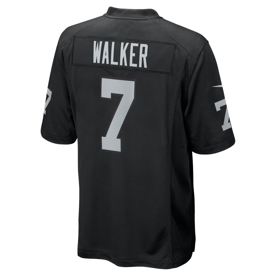 Las Vegas Raiders Quay Walker Nike Black Game Jersey