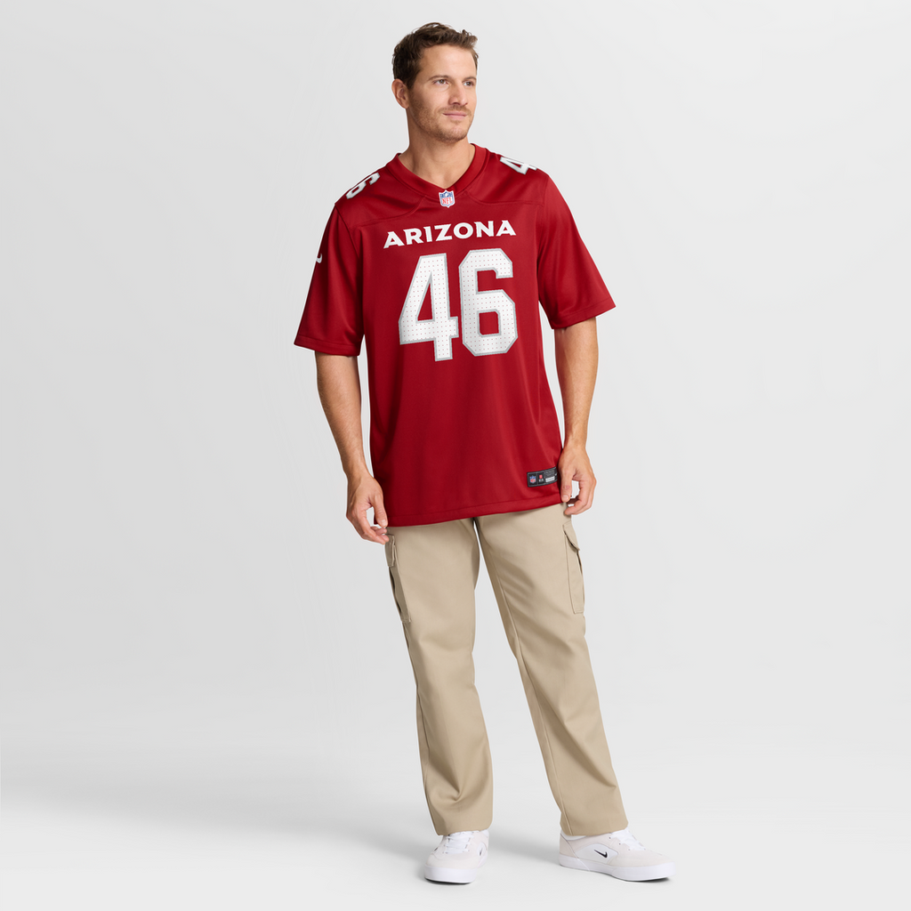 Arizona Cardinals Aaron Brewer Nike Cardinal Game Jersey