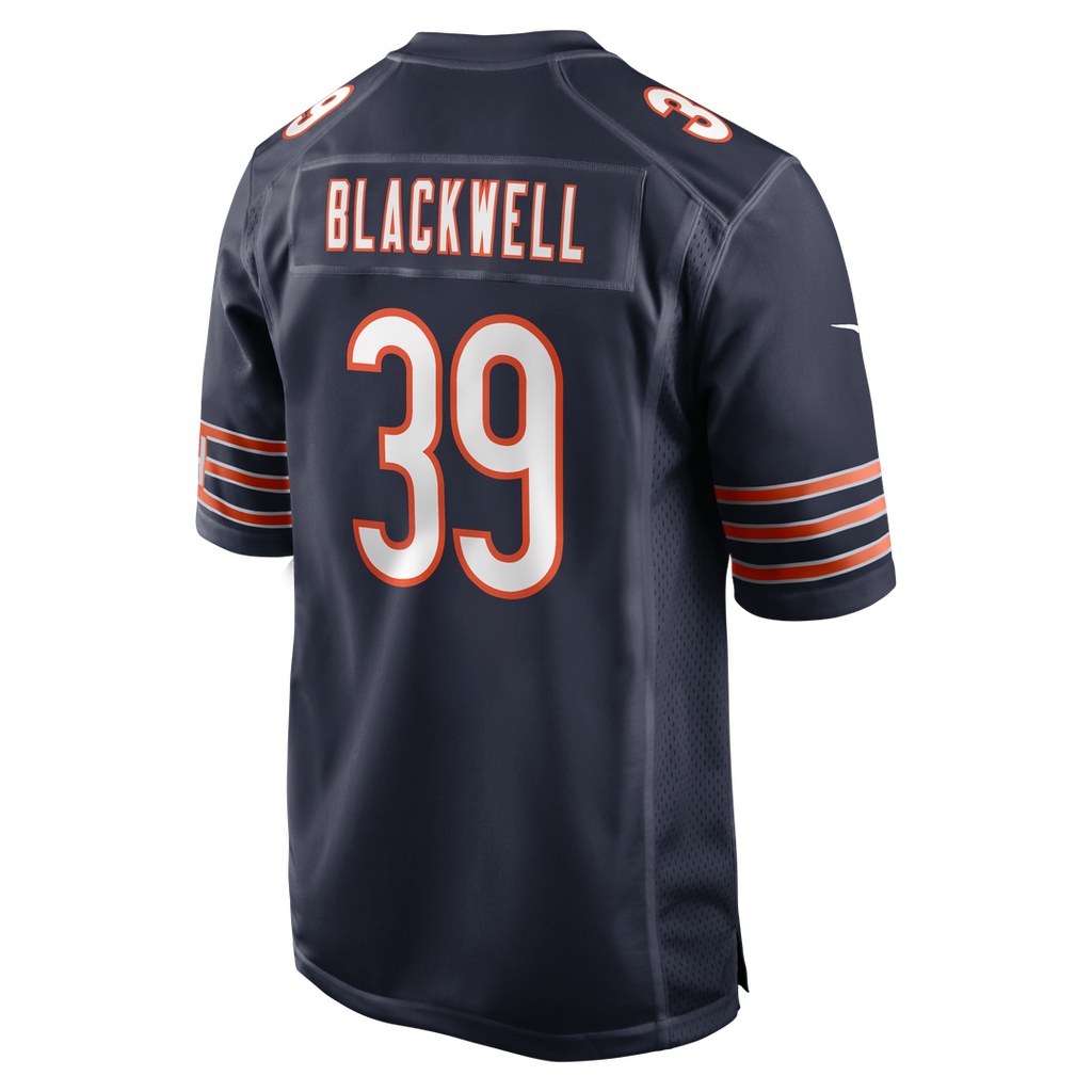 Chicago Bears Josh Blackwell Nike Navy Game Jersey