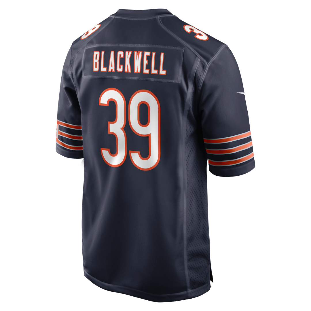 Chicago Bears Josh Blackwell Nike Navy Game Jersey