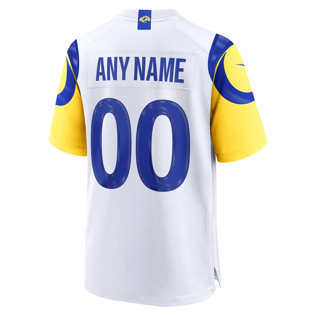Los Angeles Rams Nike White Custom Jersey