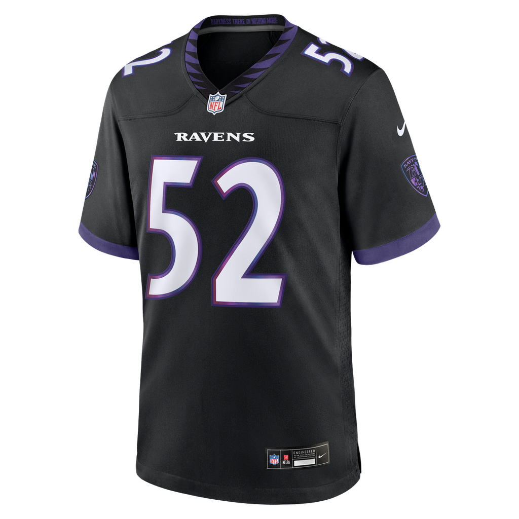 Baltimore Ravens Ray Lewis Nike Black Alternate Retired Game Jersey