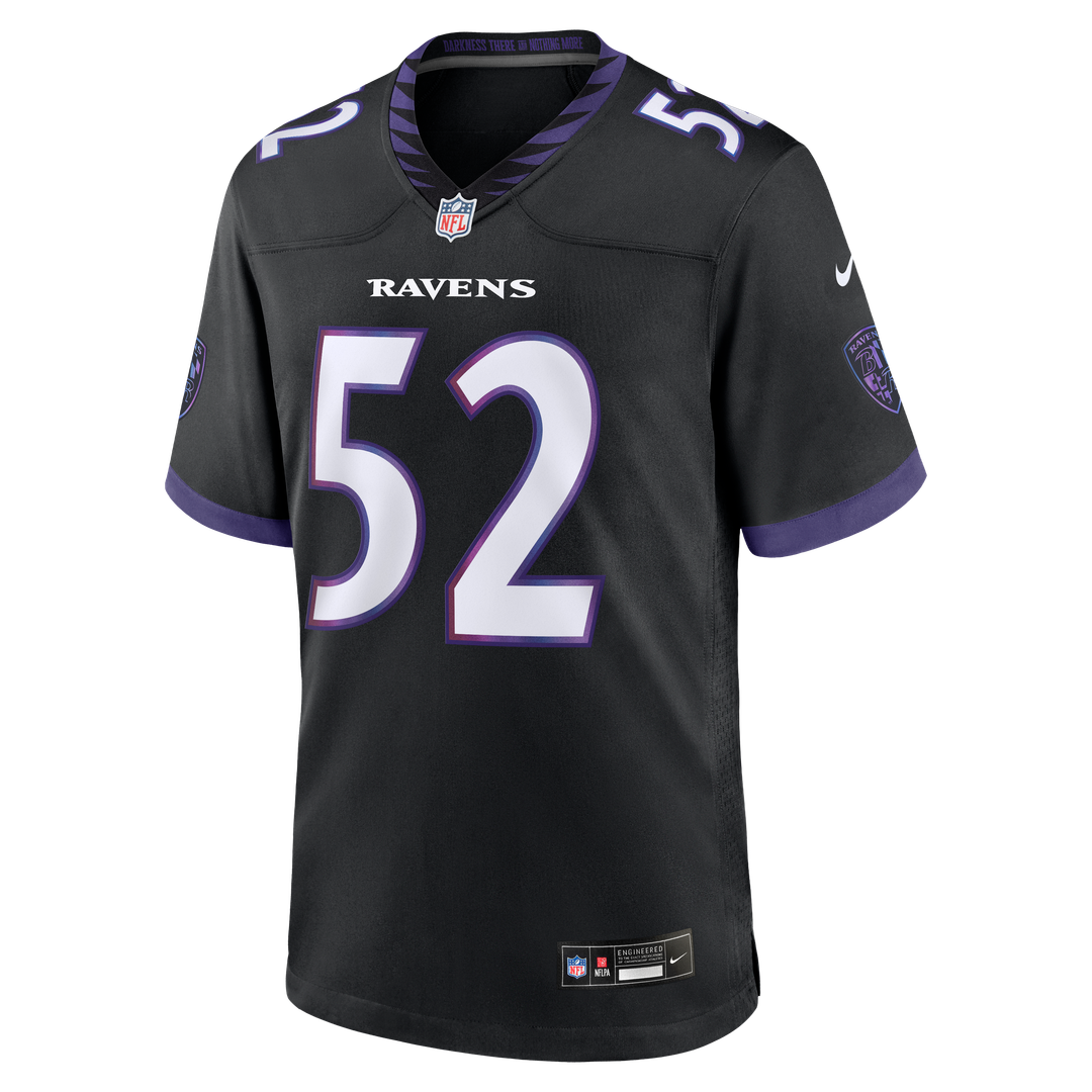 Baltimore Ravens Ray Lewis Nike Black Alternate Retired Game Jersey