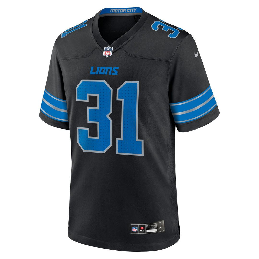 Detroit Lions Kerby Joseph Nike Blue Game Jersey