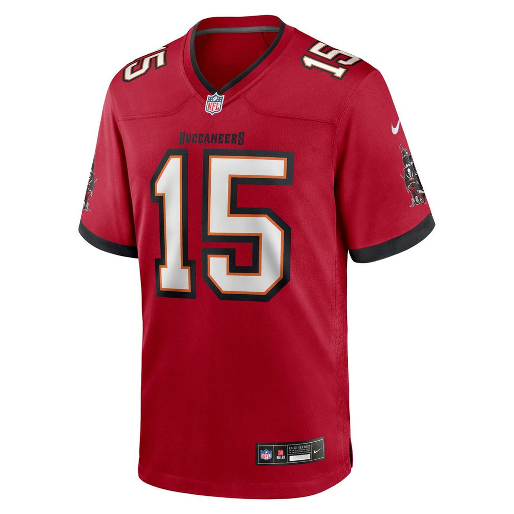 Tampa Bay Buccaneers Tez Johnson Nike Red Game Jersey