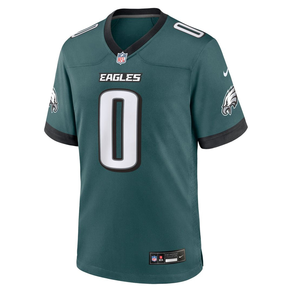 Philadelphia Eagles Marquise Brown Nike Midnight Green Game Jersey