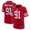 San Francisco 49ers Sam Okuayinonu Nike Scarlet Game Jersey