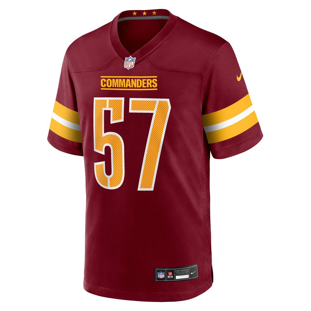Washington Commanders Nick Bellore Nike Burgundy Game Jersey