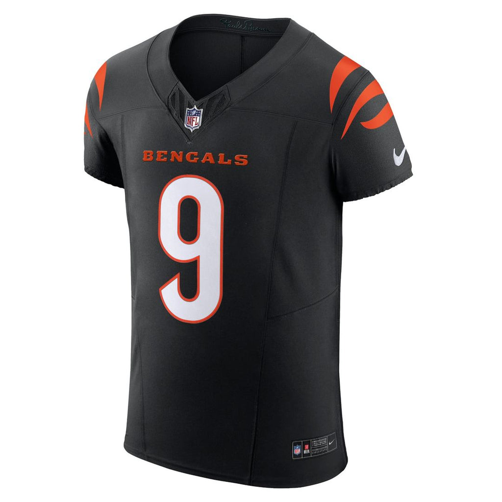 Cincinnati Bengals Joe Burrow Nike Black Team Vapor FUSE Elite Jersey