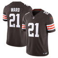 Cleveland Browns Denzel Ward Nike Brown Vapor FUSE Limited Jersey