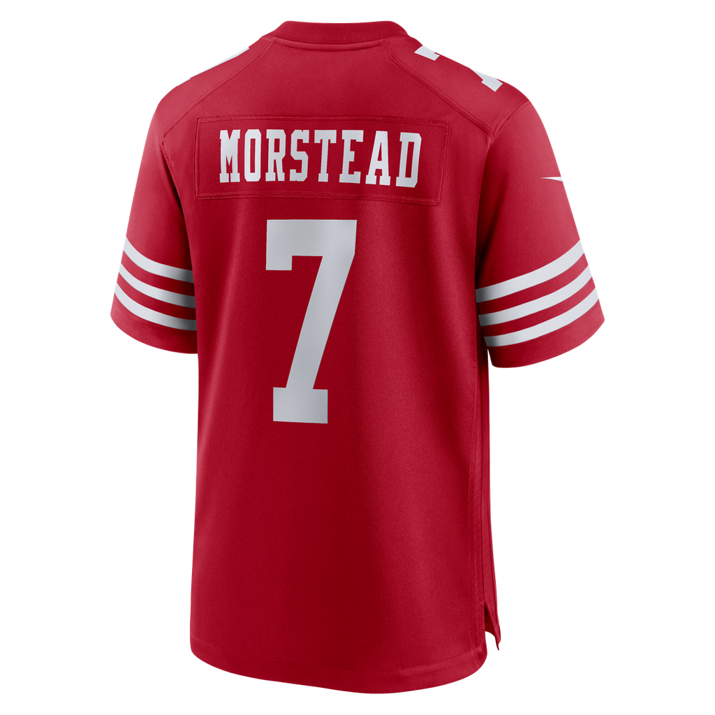 San Francisco 49ers Thomas Morstead Nike Scarlet Game Jersey