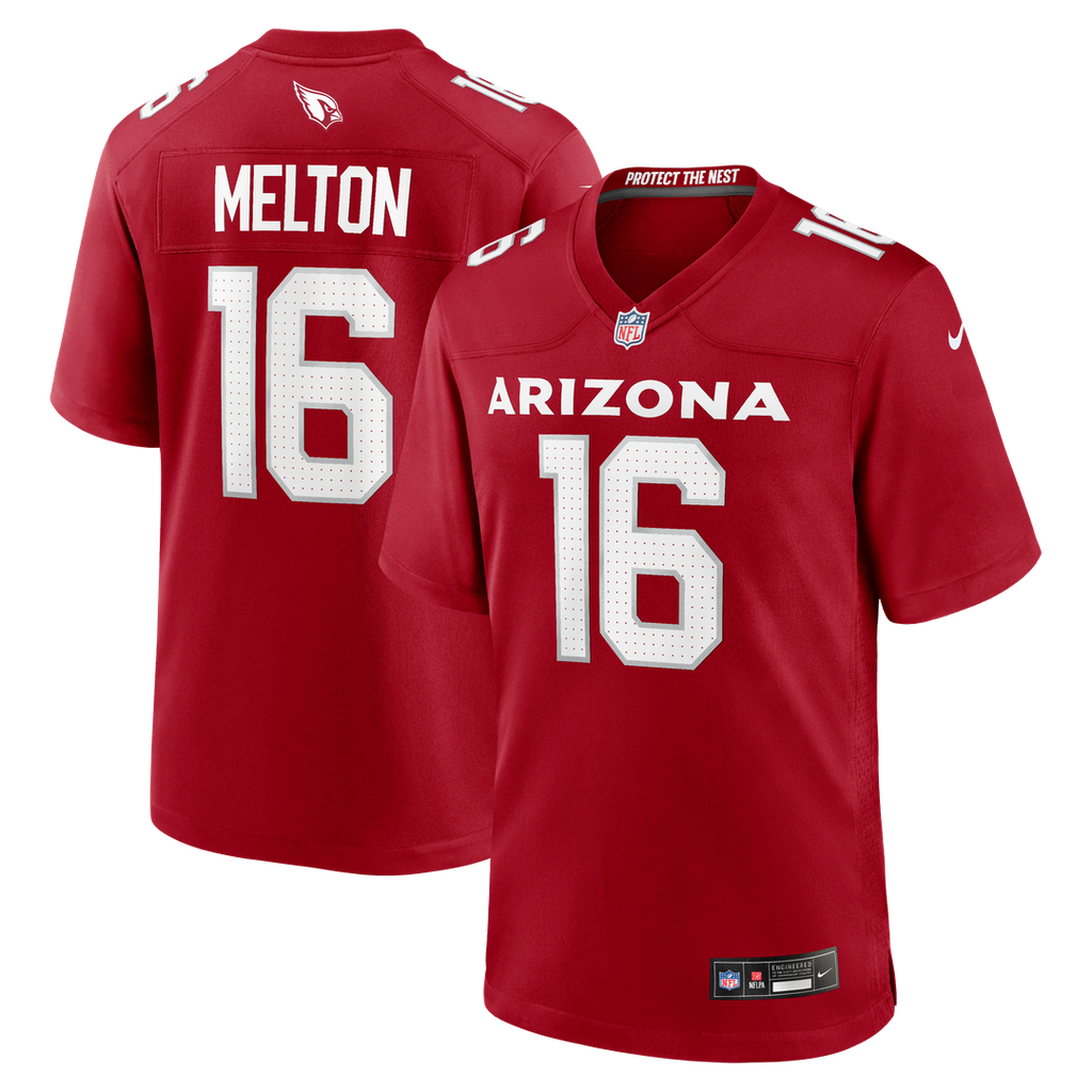 Arizona Cardinals Max Melton Nike Cardinal Game Jersey