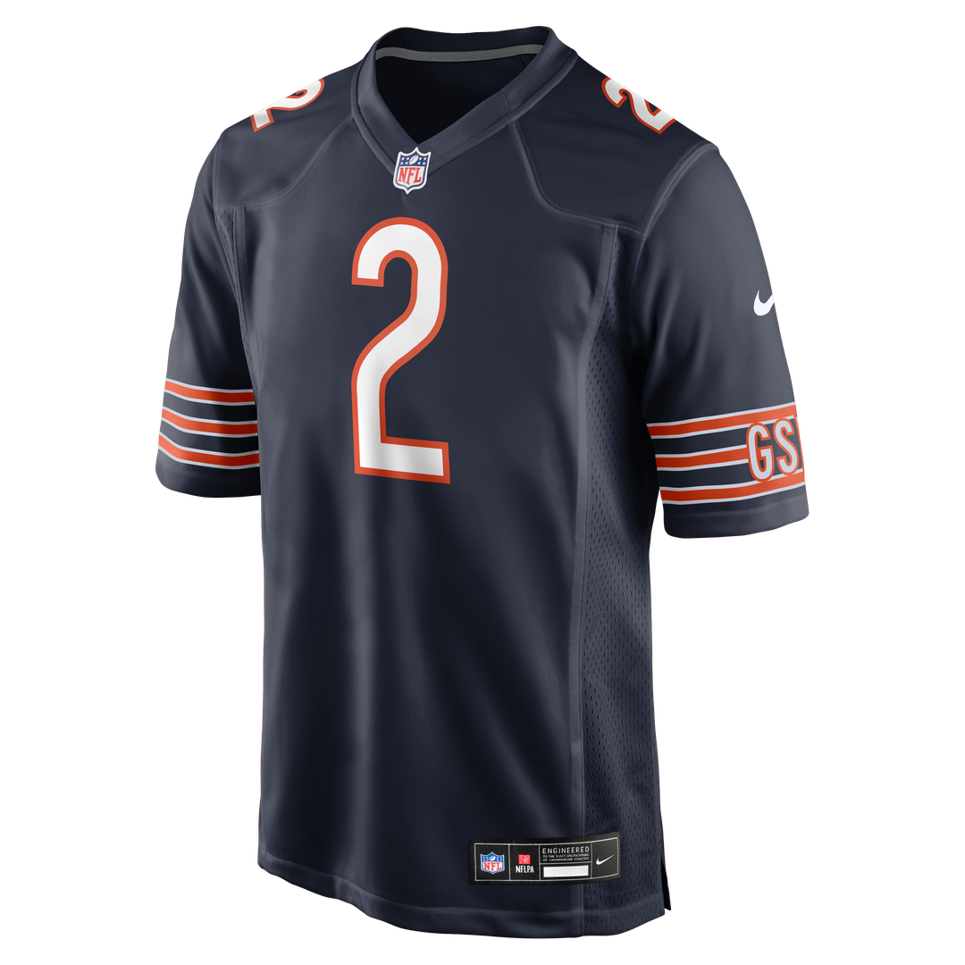 Chicago Bears Coby Bryant Nike Navy Game Jersey