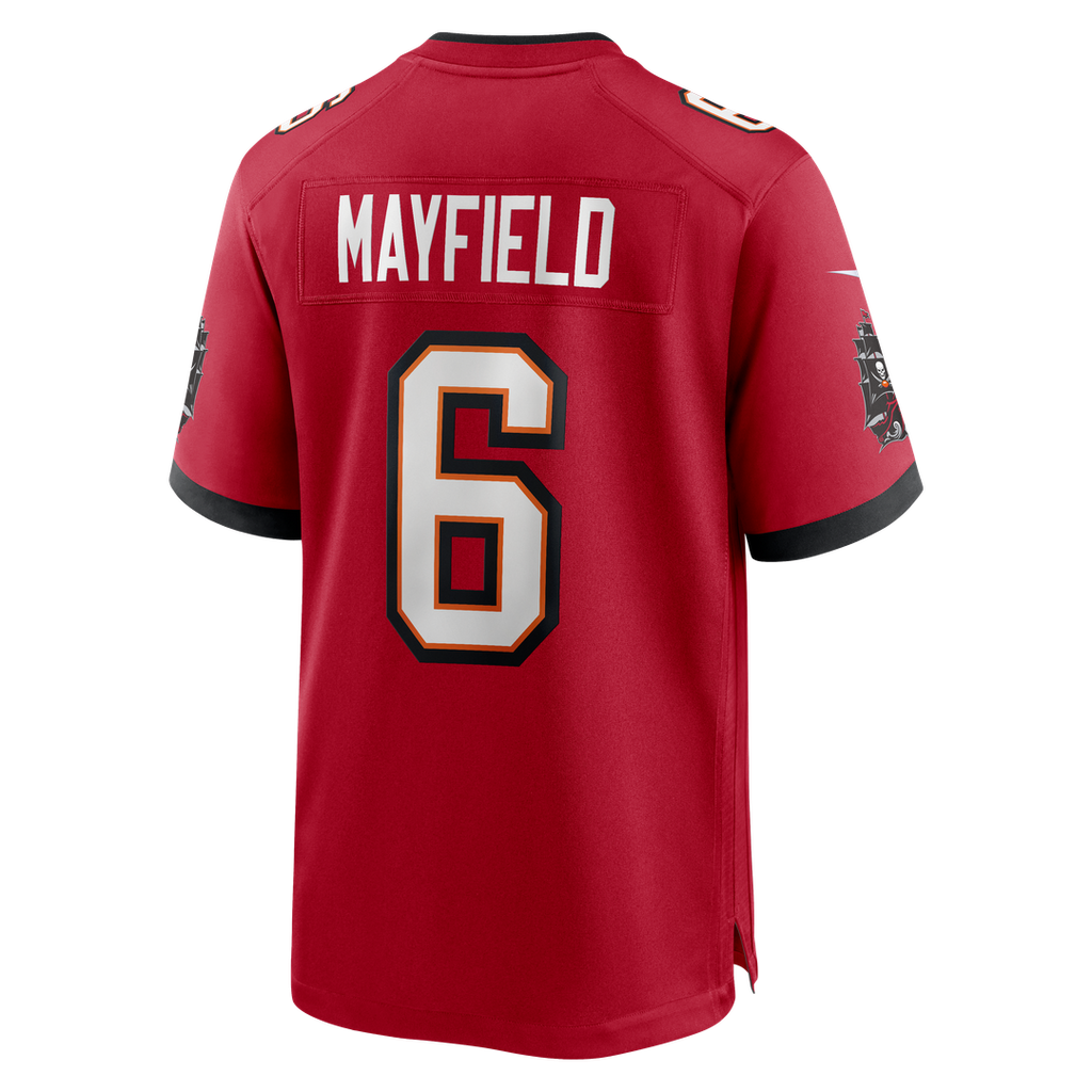 Tampa Bay Buccaneers Baker Mayfield Nike Pewter Alternate Game Jersey