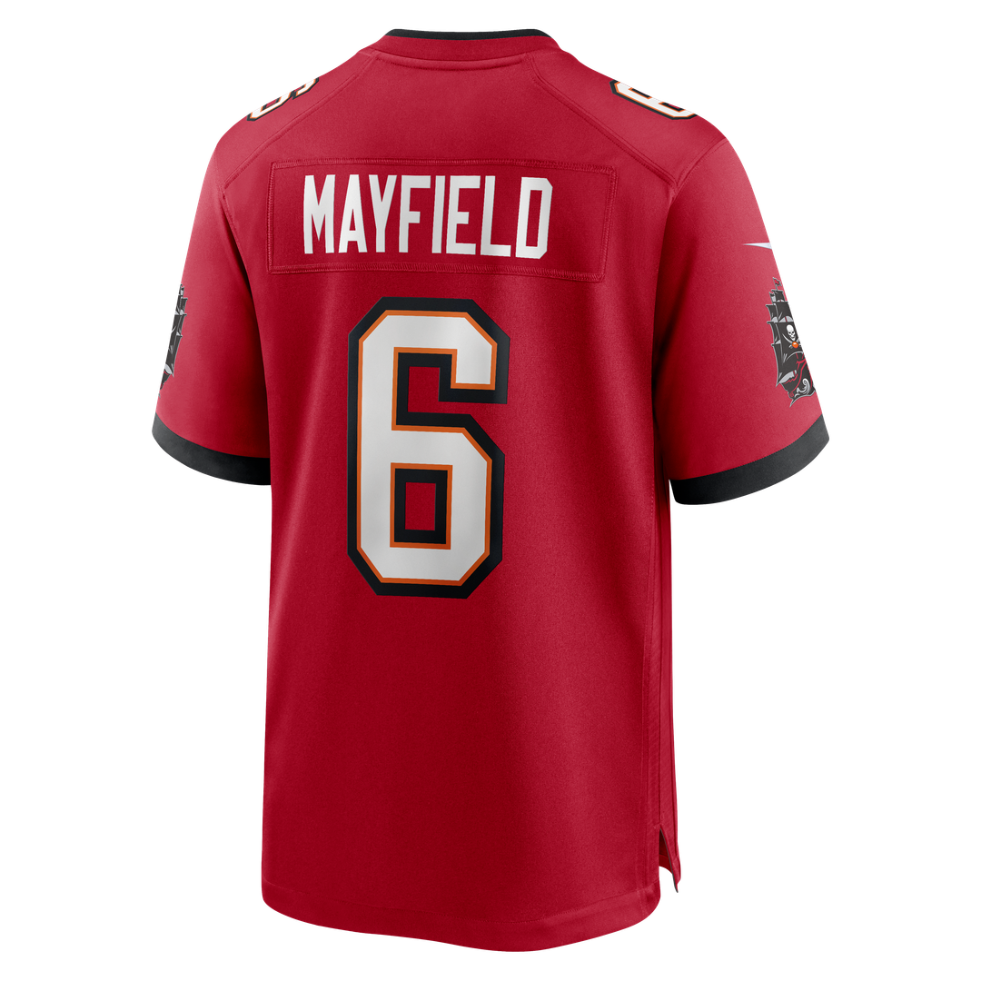Tampa Bay Buccaneers Baker Mayfield Nike Pewter Alternate Game Jersey