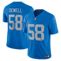Detroit Lions Penei Sewell Nike Blue Vapor FUSE Alternate Limited Jersey