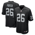 Las Vegas Raiders Darien Porter Nike Black Game Jersey