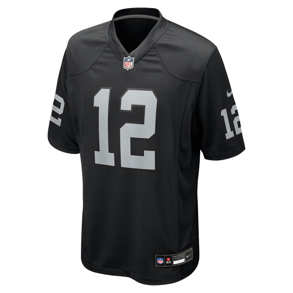 Las Vegas Raiders Ken Stabler Nike Black Retired Player Game Jersey