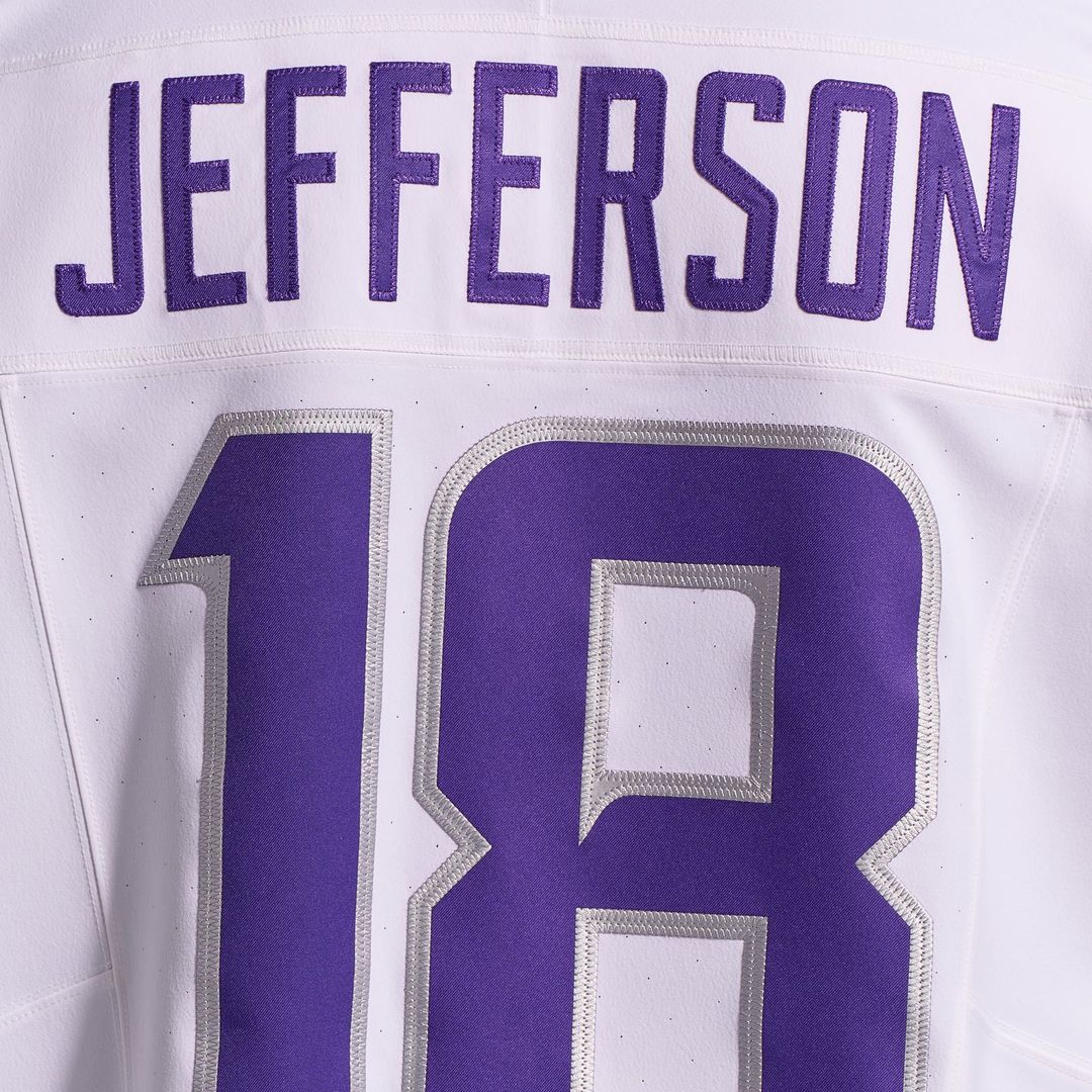 Minnesota Vikings Justin Jefferson Nike White Alternate Vapor FUSE Elite Player Jersey