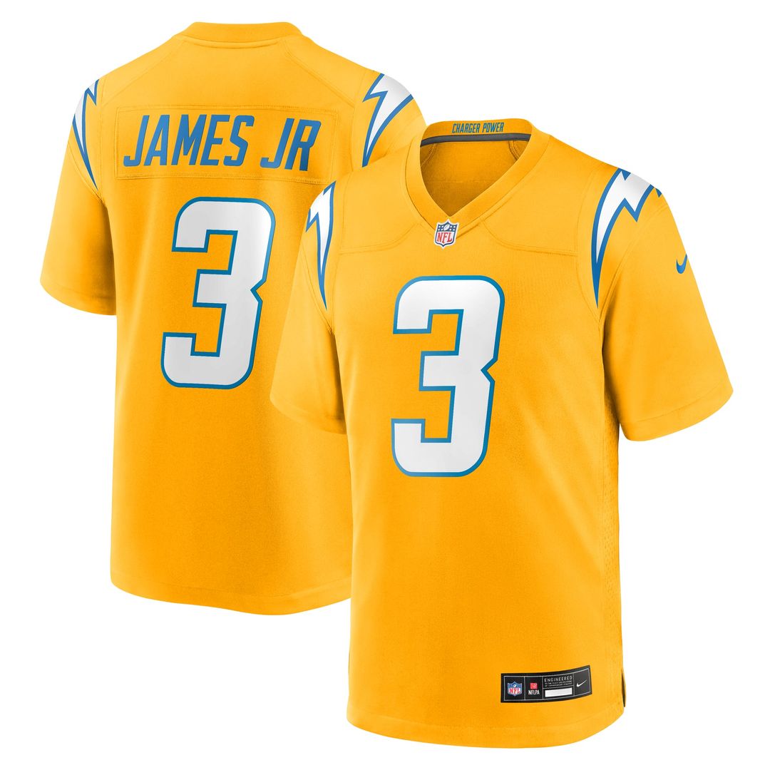 Los Angeles Chargers Derwin James Jr. Nike Gold Alternate Charger Power Game Jersey