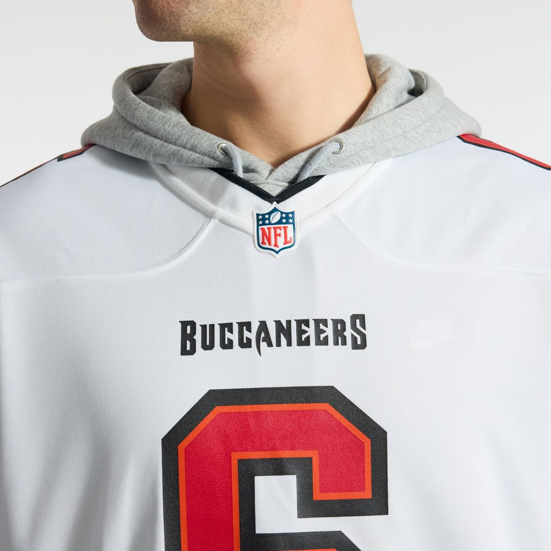 Tampa Bay Buccaneers Baker Mayfield Nike Pewter Alternate Game Jersey