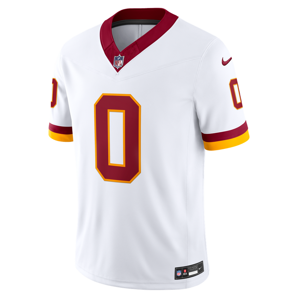 Washington Commanders Mike Sainristil Nike White Vapor FUSE Stitched Limited Jersey