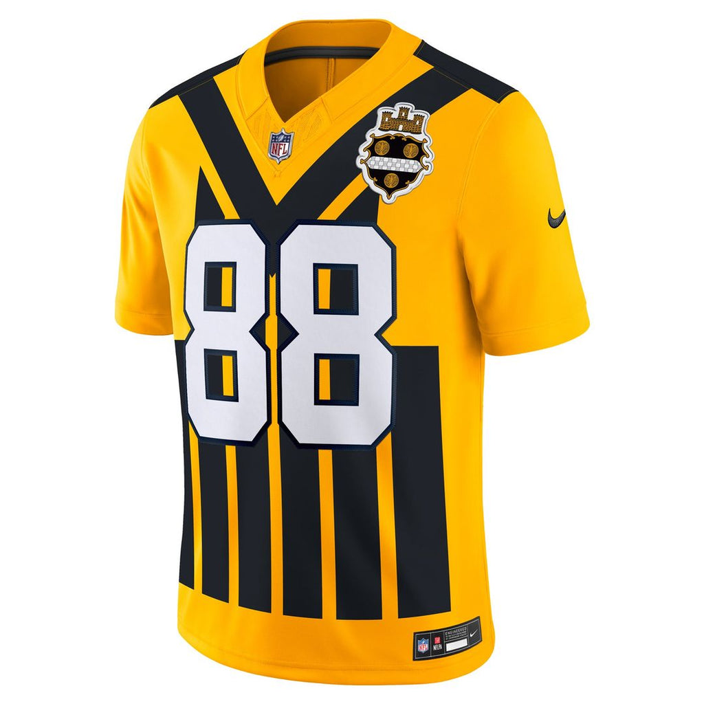 Pittsburgh Steelers Pat Freiermuth Nike Gold Alternate Vapor FUSE Limited Jersey