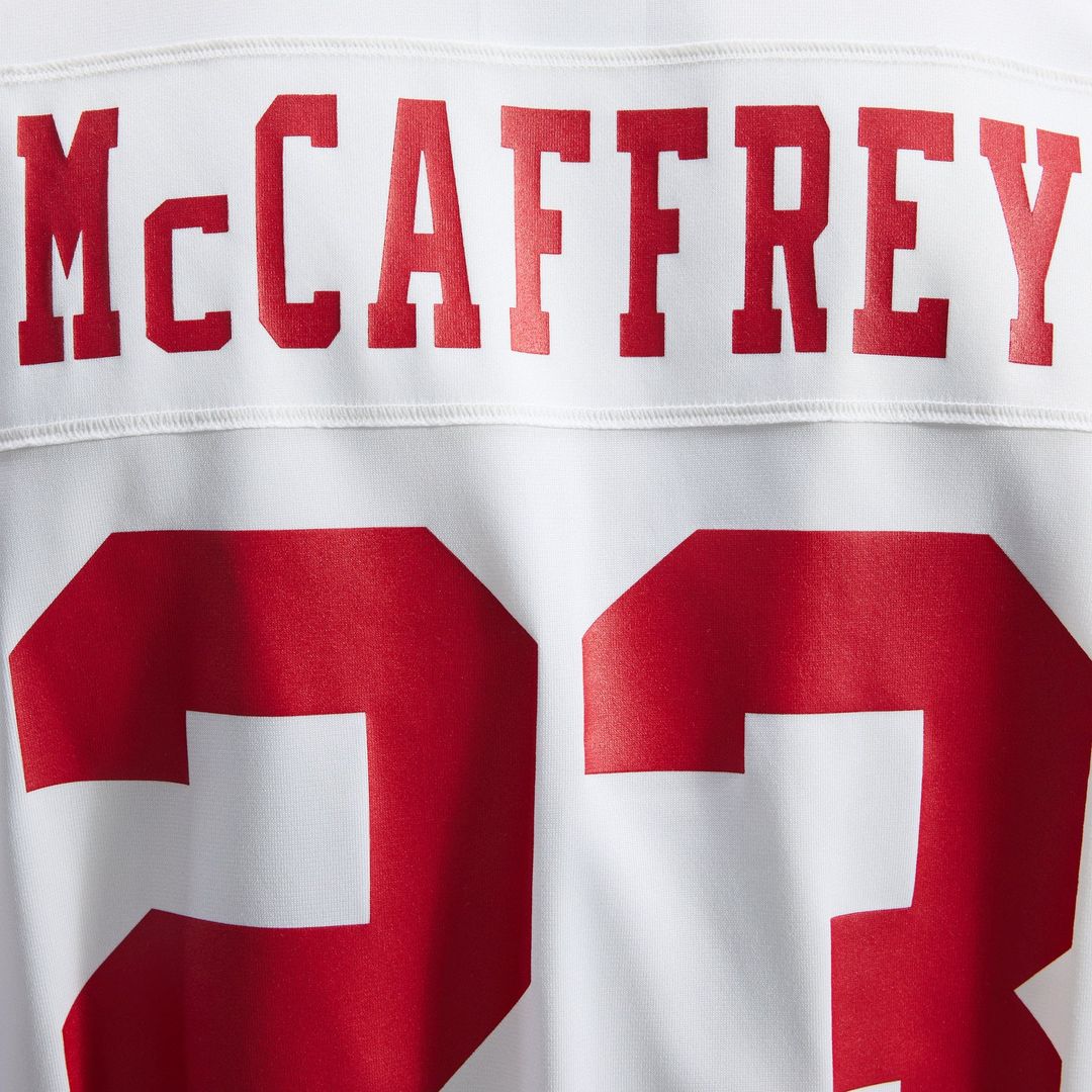 San Francisco 49ers Christian McCaffrey Nike Scarlet Game Jersey